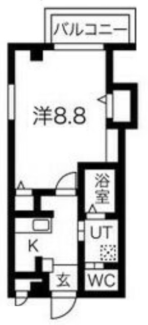 堺市北区常磐町のマンションの間取り