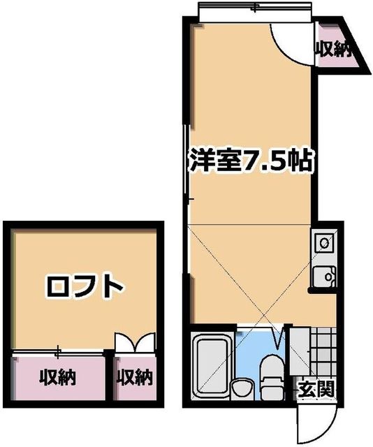 エイト砂川の間取り