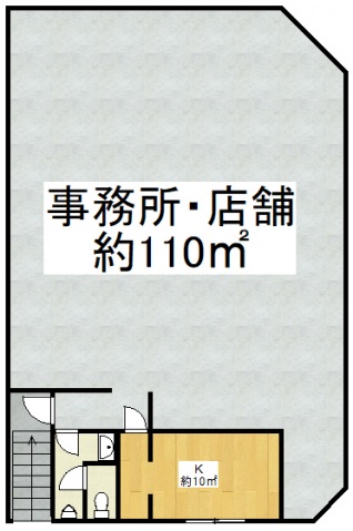 下宗岡四丁目テナントの間取り