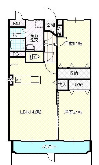 ジェンテの間取り写真