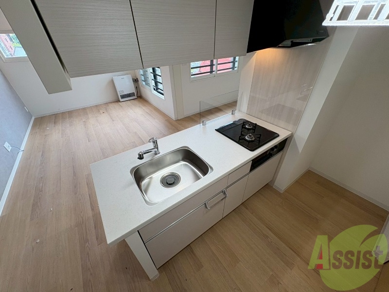 キッチン　システムキッチンなので、すぐお料理に使えます！