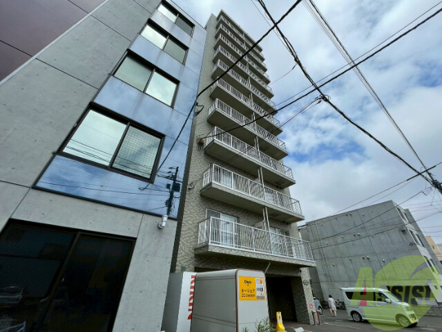 建物外観　札幌市北区北２１条西「デュオヴェール」