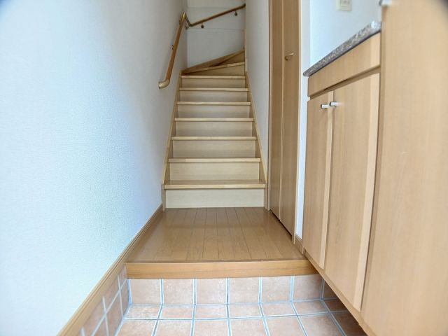 東北新幹線 北上駅 バス乗車時間：11分 最寄りバス停で下車 徒歩9分 2階建 築20年の玄関写真
