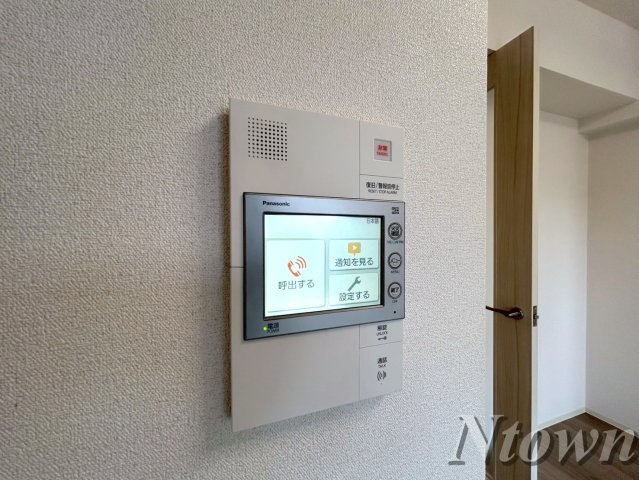セキュリティ　モニター付きインターフォンです