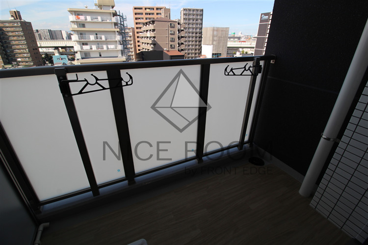 バルコニー　プレサンスOSAKA　DOMECITYスクエア　バルコニー
