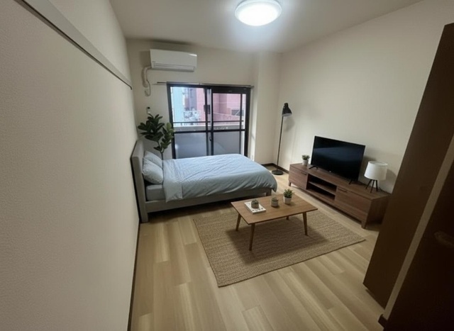 眺望　本画像はＣＧで作成しており、実際に家具等は置かれておりません