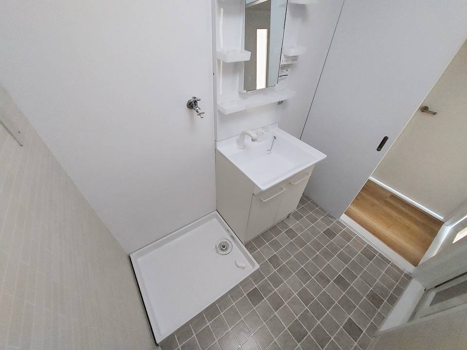 洗面設備　洗濯機置場