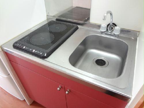 キッチン　安心安全の電気コンロ　2口