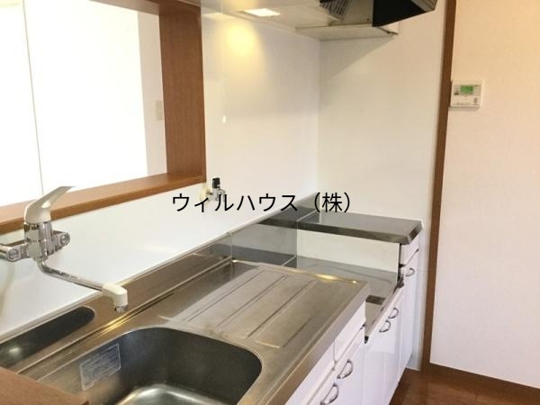 キッチン　ガスコンロ設置可！