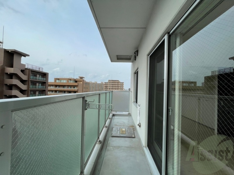 バルコニー　バルコニーです。洗濯物を干したり一息ついたりできますね！