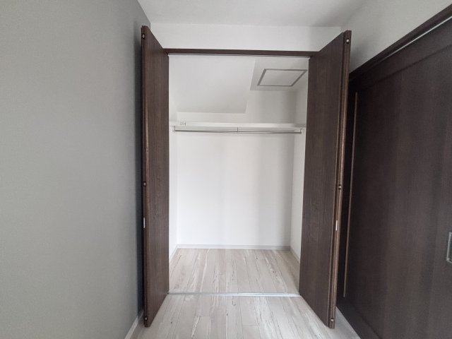 収納　衣類収納付きでたくさん服があっても綺麗に片づけることができま