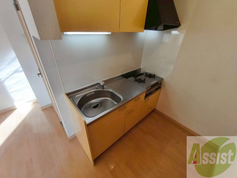 キッチン　清潔感がありお洒落なキッチンになっていました！