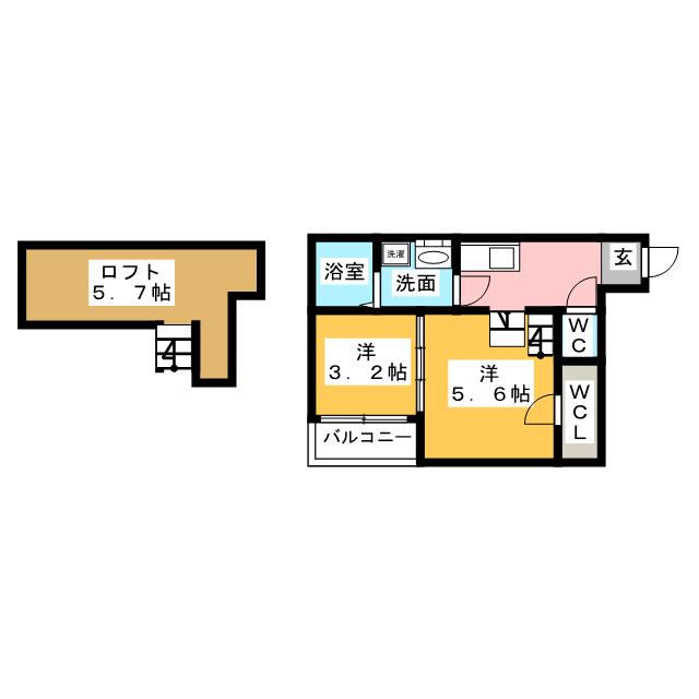 ハーモニーテラスイズモの間取り