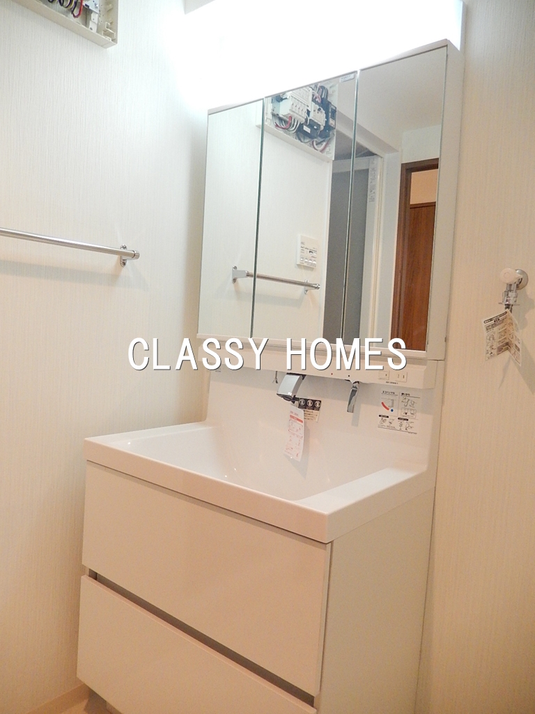 洗面設備　2014年竣工　シエル新堀：洗面台