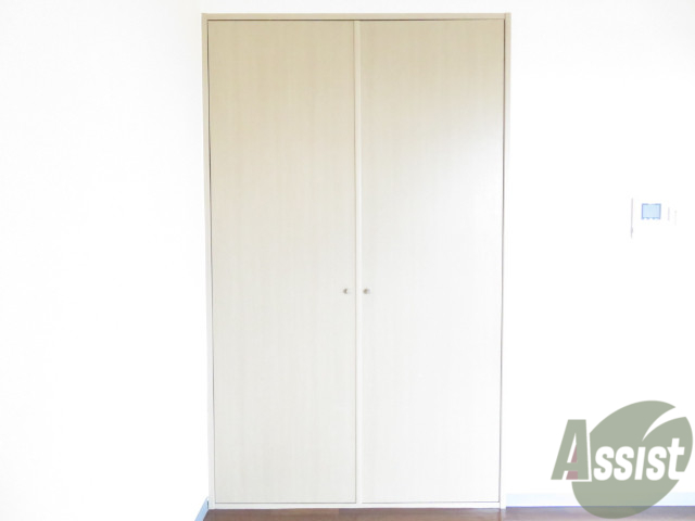 収納　お部屋にあるクローゼットです、収納力ありそうですね