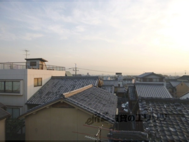 眺望　夕焼けも綺麗です。