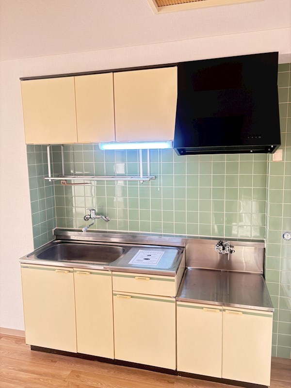 キッチン　ガスコンロ設置可です