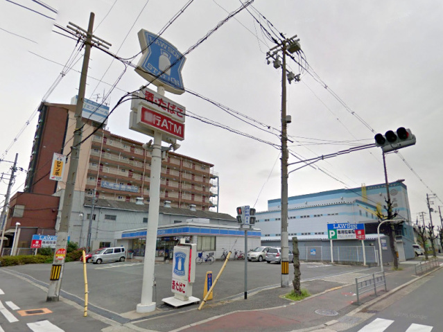 コンビニ　ローソン加美北4丁目店（コンビニ）まで83m