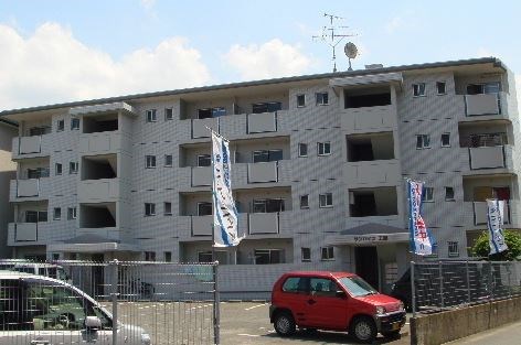 建物外観　粕屋町でのお部屋探しは、トーマスリビング粕屋店へご相談下さい