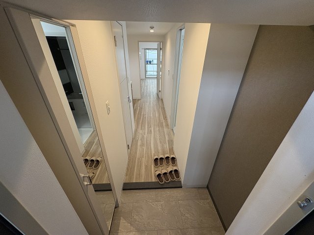 玄関　明るい玄関です