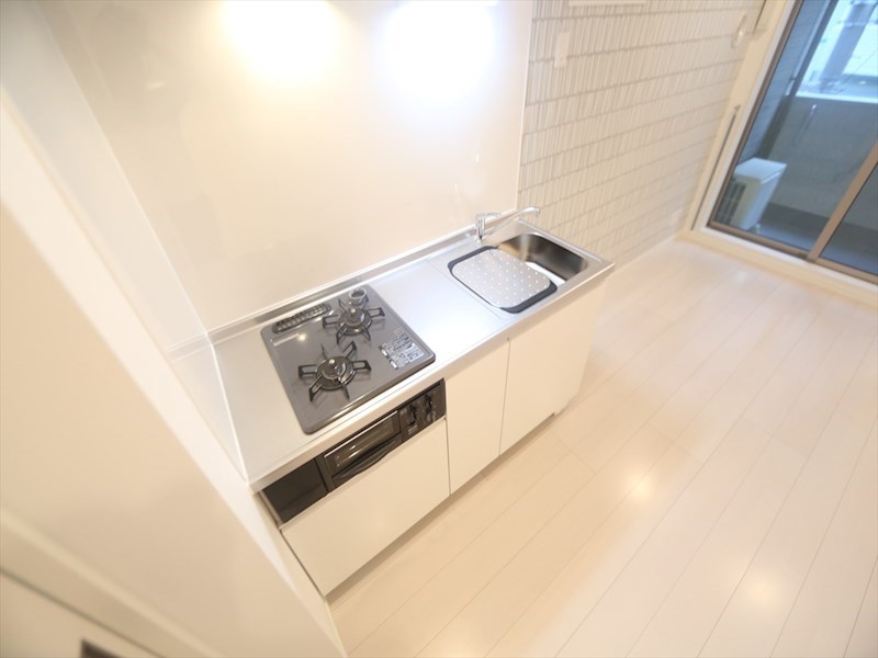 キッチン　システムキッチン（ガス2口コンログリル付）