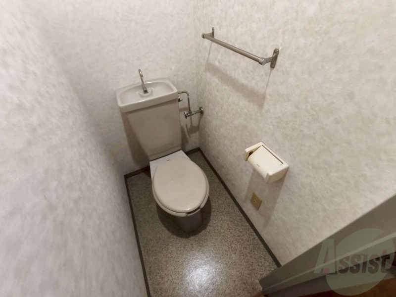 トイレ　広々お使いいただけるお手洗いになっています。