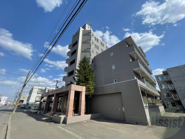 建物外観　札幌市東区北２２条東「メゾンクレスト元町」