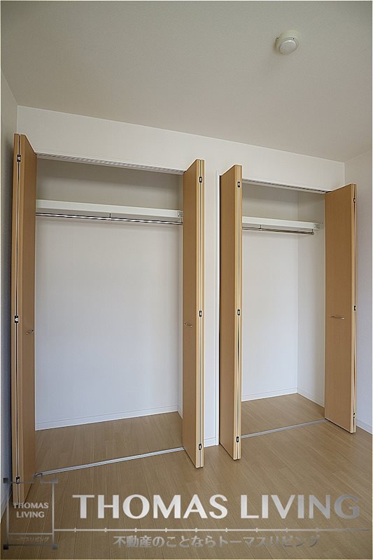 収納　広々とした収納スペース