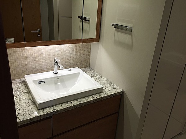 洗面設備　※別部屋の参考写真です。