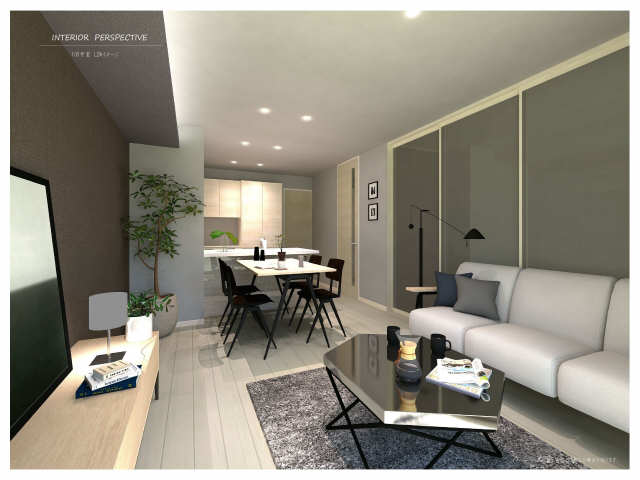 居室・リビング　イメージパースとなります