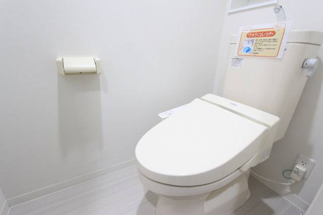トイレ　ウォシュレットつきのトイレです