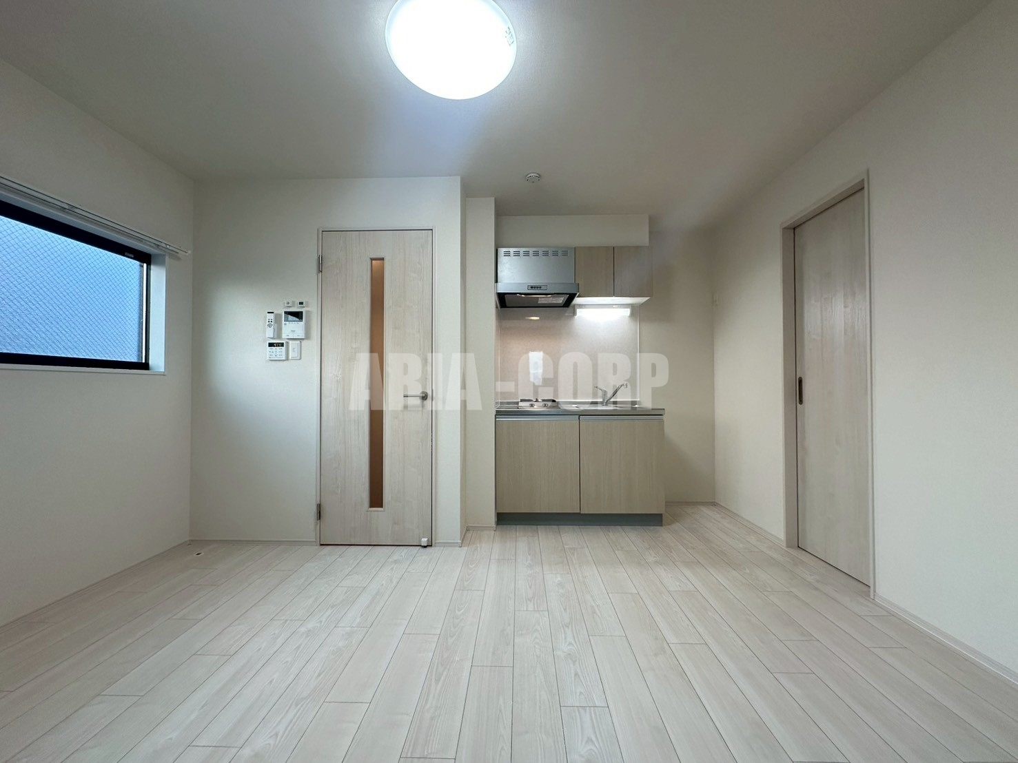 居室・リビング　白を基調としたお洒落なお部屋！奥行きたっぷりの空間です♪