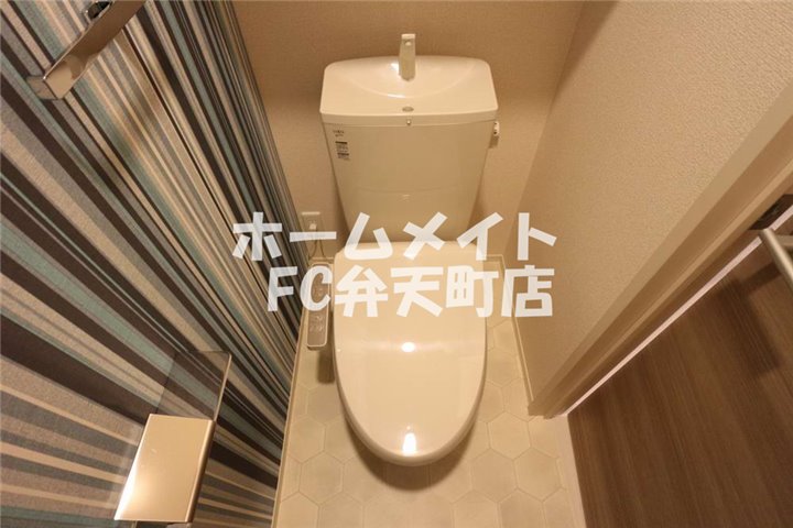 トイレ　ゆったりとした空間のトイレです
