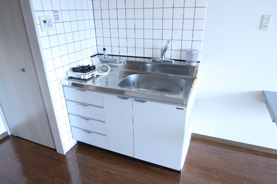 キッチン　※他号室の写真です。