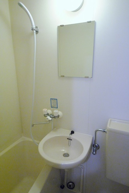 洗面設備　写真は２０５号室