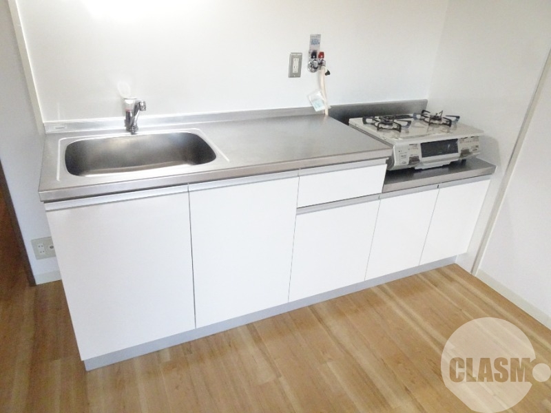 キッチン　２口コンロ＋グリル付き♪