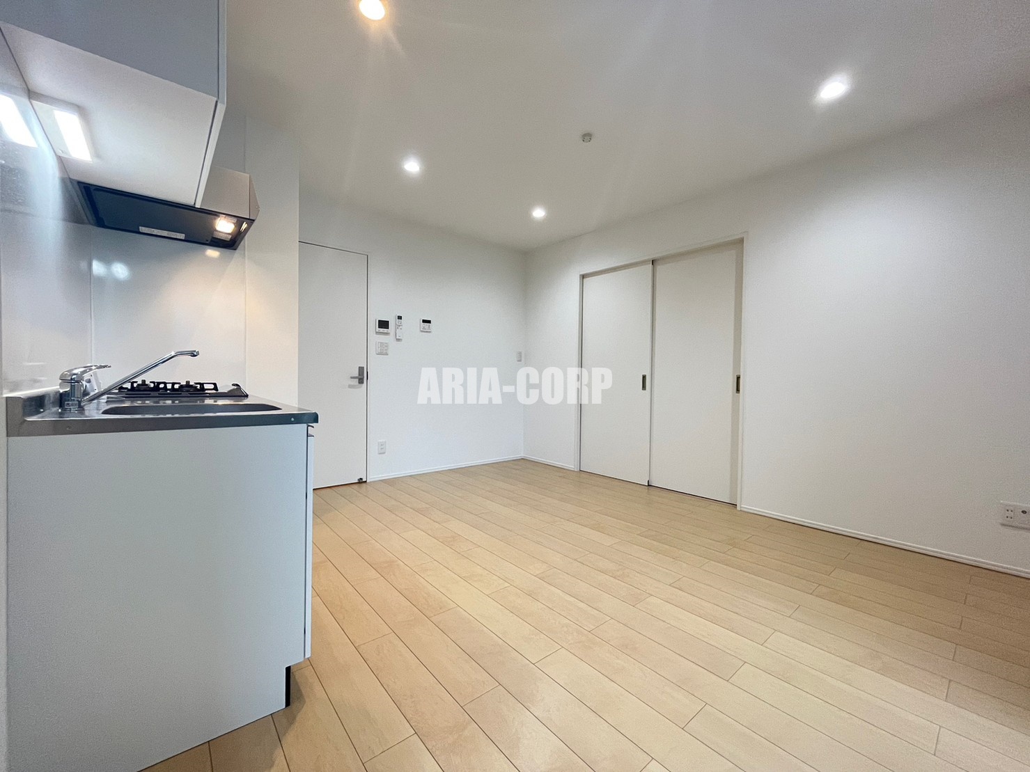 居室・リビング　白を基調としたお洒落なお部屋！奥行きたっぷりの空間です♪を基