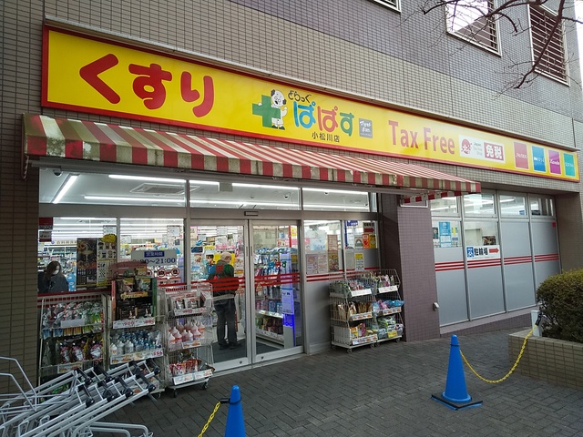 ドラックストア　どらっぐぱぱす小松川店（ドラッグストア）まで900m