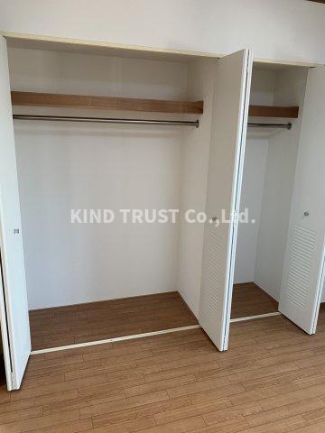 収納　十分な収納スペースがあります