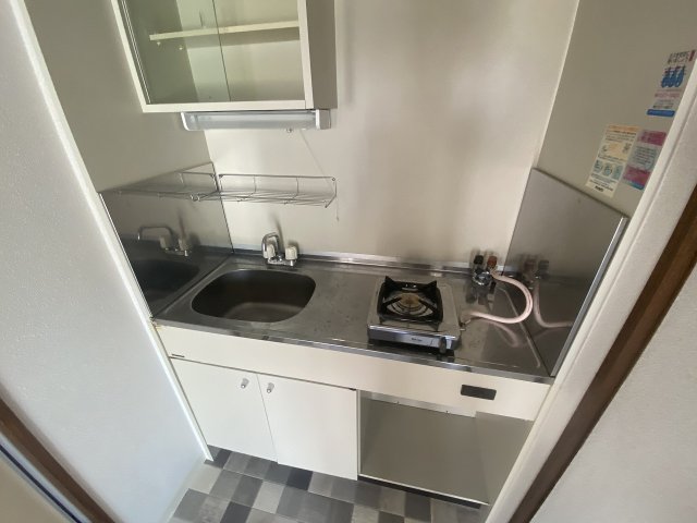キッチン　ガスコンロ設置可能なキッチンです♪