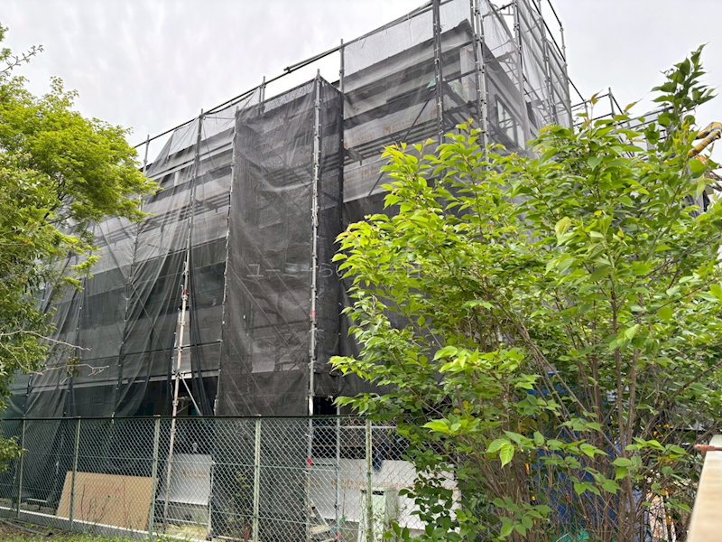収納　建築中