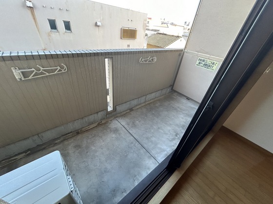 バルコニー　※別部屋の写真です