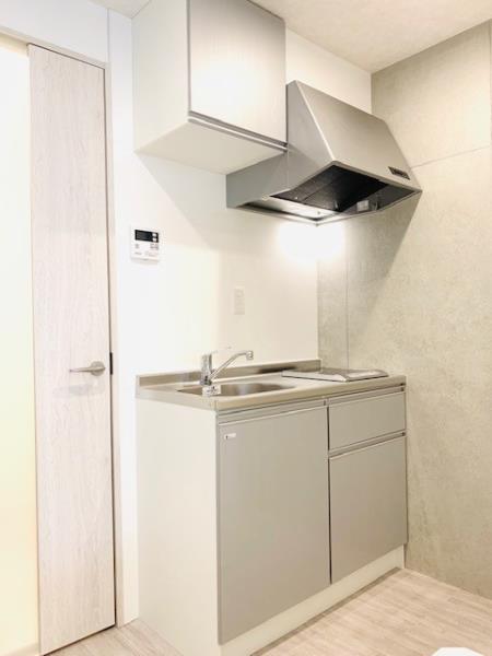 キッチン　コンパクトなキッチンで掃除もラクラク