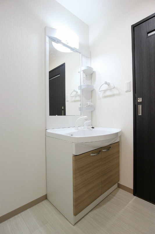 洗面設備　シャンプードレッサー付きです。