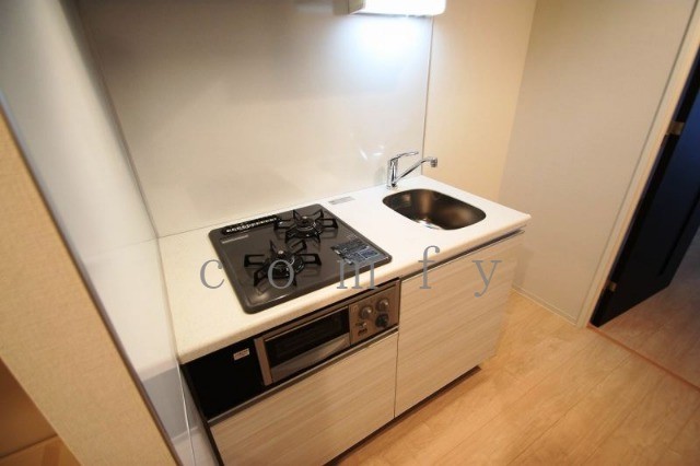 キッチン　ガス２口システムキッチン