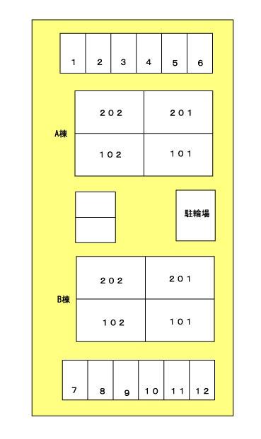 駐車場　配置図です。