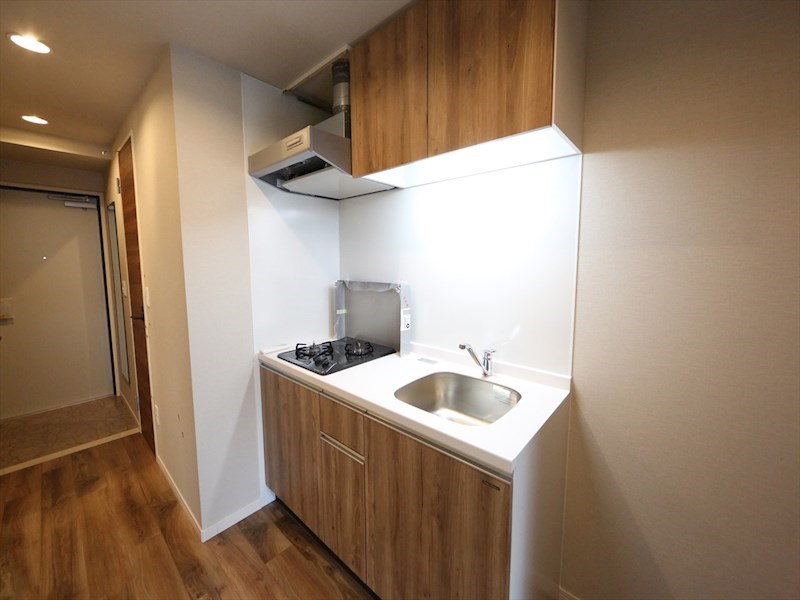 キッチン　システムキッチン（ガス2口コンロ付）