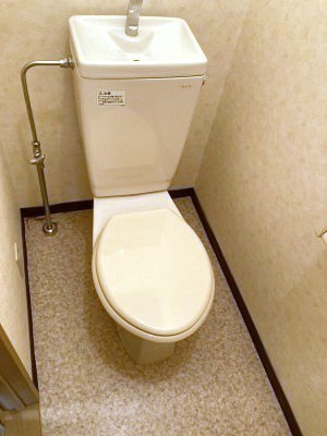 トイレ　ゆったりとした空間のトイレです