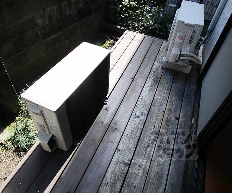 バルコニー　３号室の写真です。