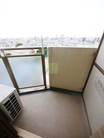 バルコニー　スカイコート神楽坂壱番館（別部屋の写真です）